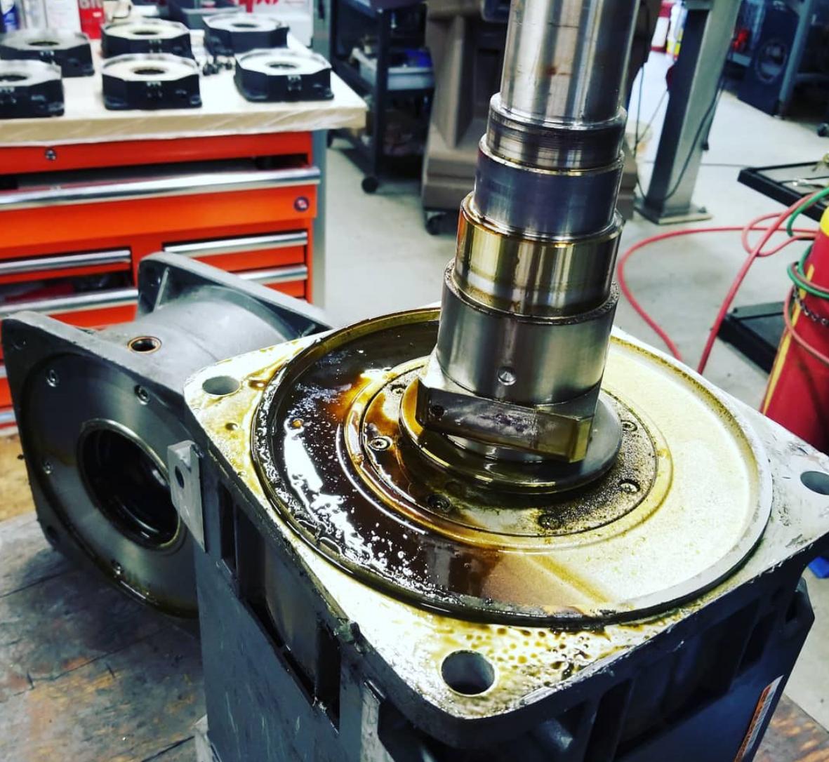 GeneralServo's tweet photo. Quote on a Siemens servo with a high torque brake. Contamination entered unit on drive end and locked brake assembly. Look out for the rebuild! Pictures coming soon. #siemens #brake#repairorreplace #generalservo https://t.co/M5s95YncWY