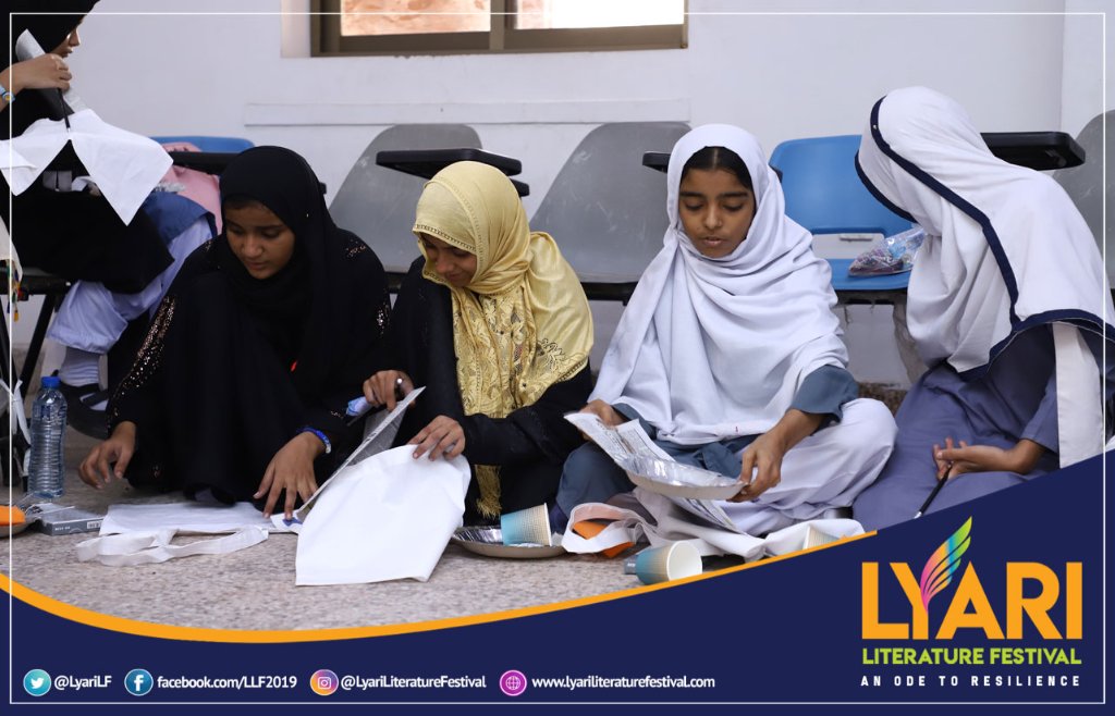 LyariLF's tweet photo. Art is Therapy! Art is Expression! Art is Fun!

The workshop aim is to explore in more depth the expression of your feelings and emotions through creating different forms of art.

#LLFKhi2019 #LyariLiteratureFestival #ChaloChaloLyariChalo #Parindey https://t.co/c11cJMsXZK