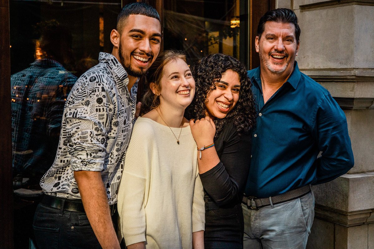 That before lunch glow 🙌. The team is all smiles in this endless summer ☀️ and ready for you to come on in! Doors open at noon.