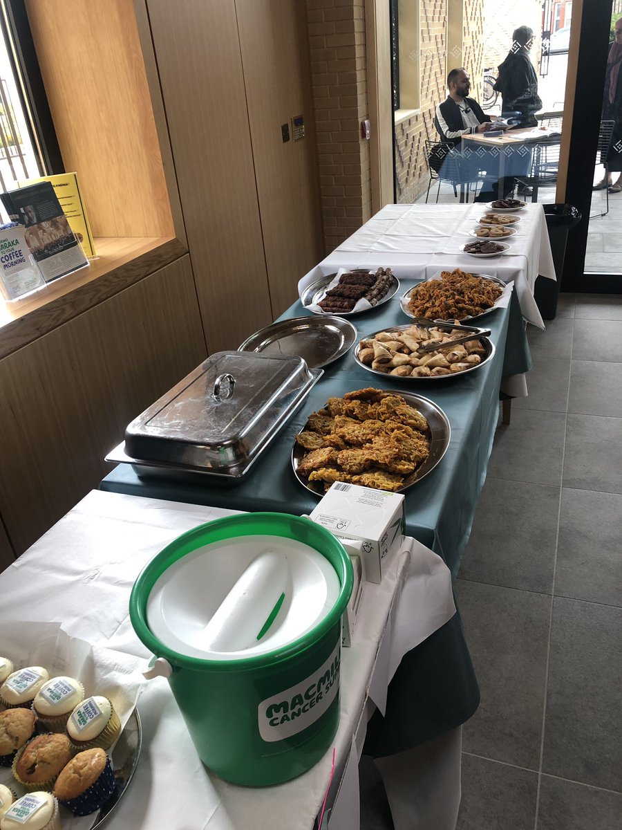 JoeWaterton's tweet photo. Thanks to the @CamMosqProject @ForBaraka for hosting @macmillancancer #CoffeeMorning Beautiful surroundings. Amazing people raising money for people with cancer. https://t.co/Pd8FAvQOIU
