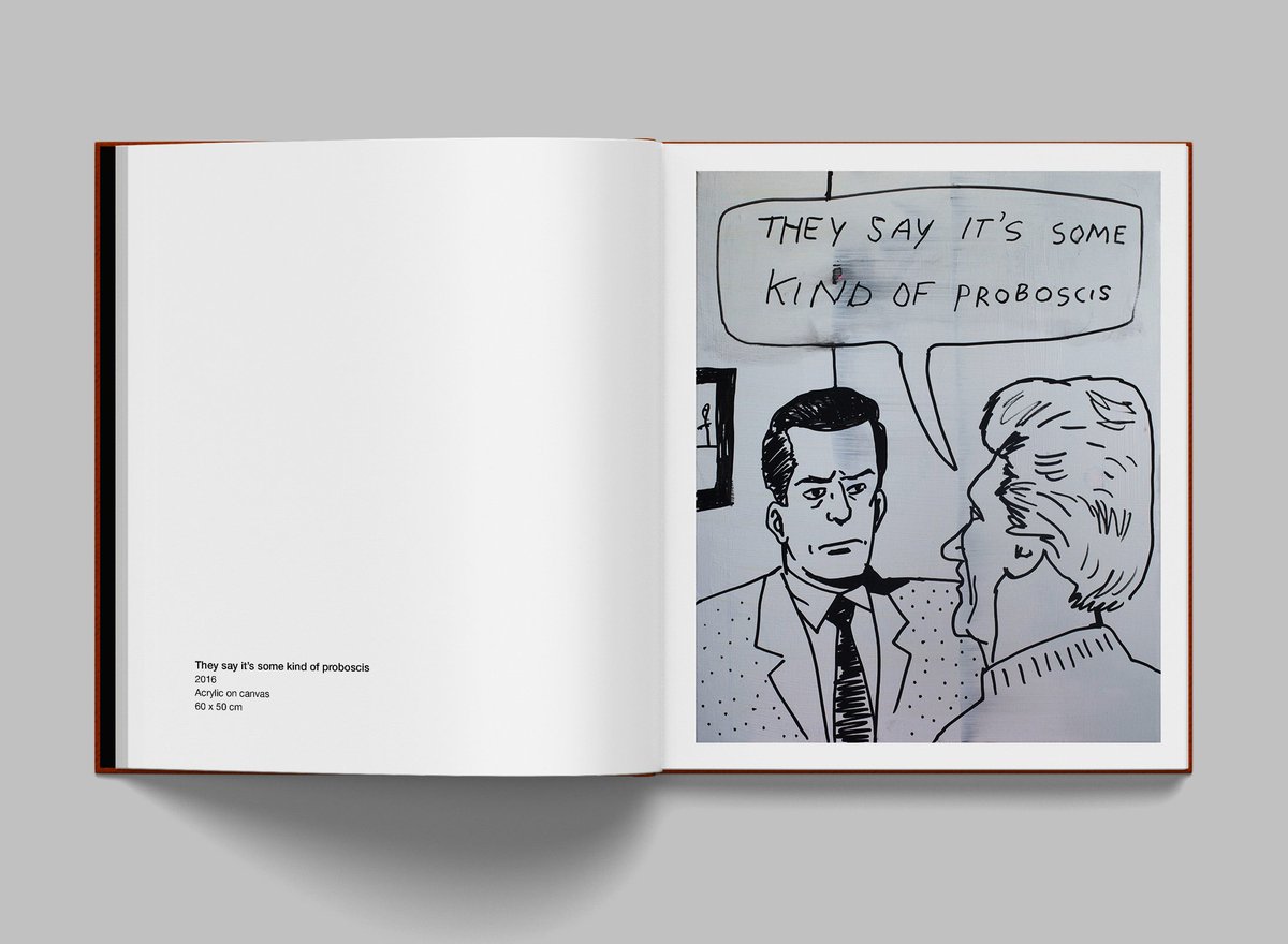 PANTOFLEBOOKS's tweet photo. out now: [From the bottomless pit]
The result of almost 20 years of painting by GUMMBAH. 
A book with 89 Photographic reproductions of this yet mostly unknown oeuvre. @gummbah  #gummbah #fromthebottomlesspit #contemporarypainting #pantoflebooks https://t.co/mgN0GOKzm4