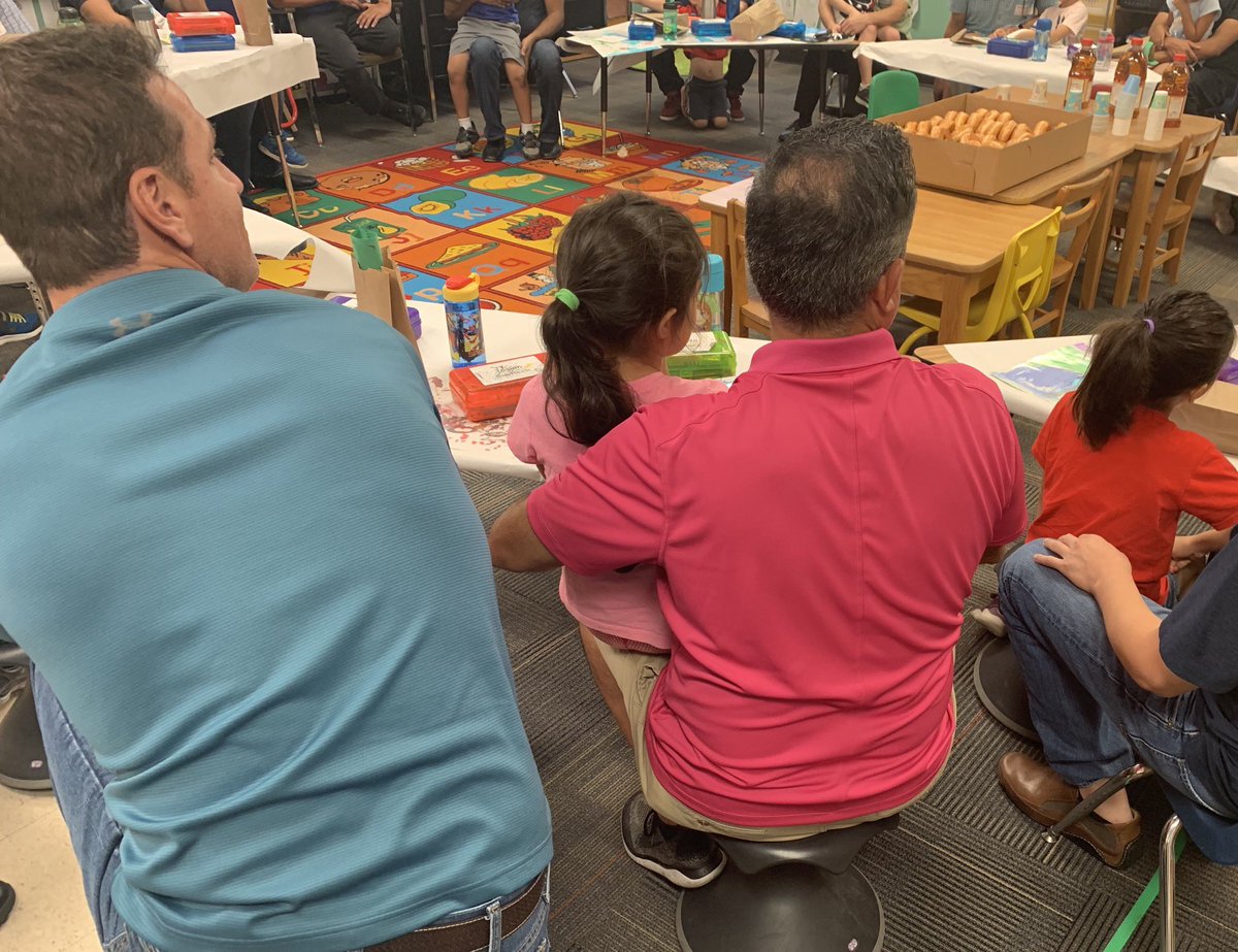 MpedrazaRRISD's tweet photo. Dads and Donuts.  What a wonderful way to start the day @LME_Lions.  #embracejoy https://t.co/CYuhWQyT9W