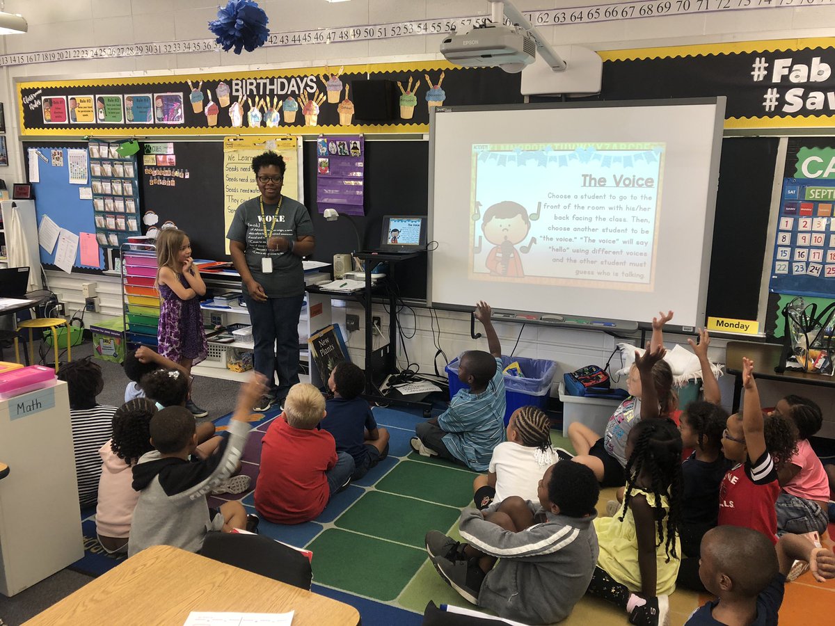 DrJackson85's tweet photo. Morning meeting helps set the tone for the day! Great job Mrs. Turner!!!@APKennedyMont @JFKennedyElem @MrsTurnerFab1st https://t.co/VBOJfG6TwV