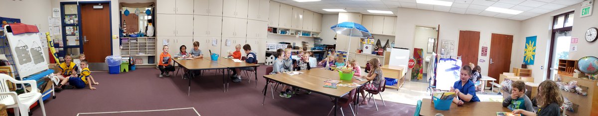 It was a treat for the Team Achieve fourth graders to read with our kindergarten friends in Mrs. Feller's class today! #WeSoar <a href="/AchieveWWES/">Team Achieve WWES</a>