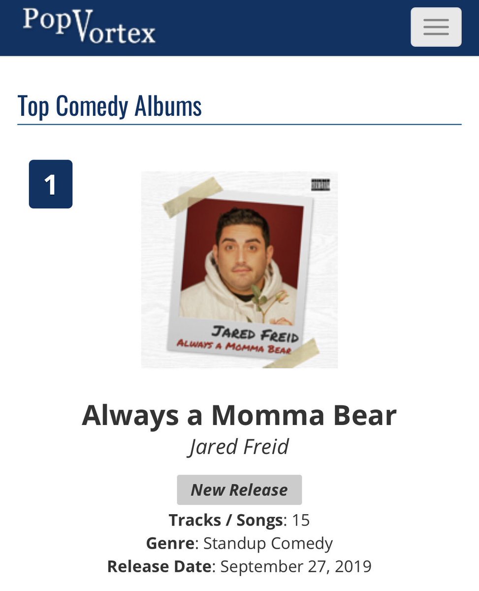 Comedy Album Charts