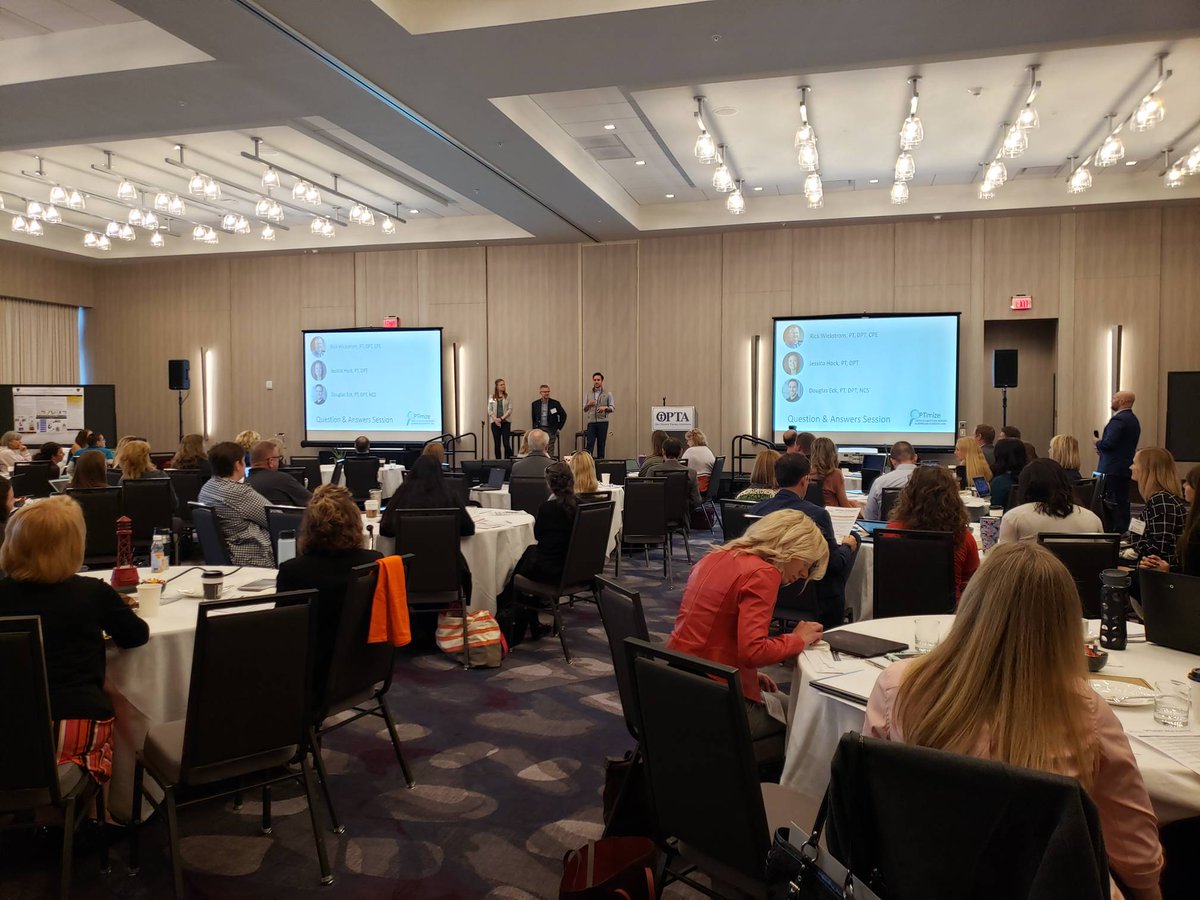 Ohio_PT's tweet image. Wrapping up the first round of presentations here at Optimize! We&apos;re just getting started! #OPTimize2019