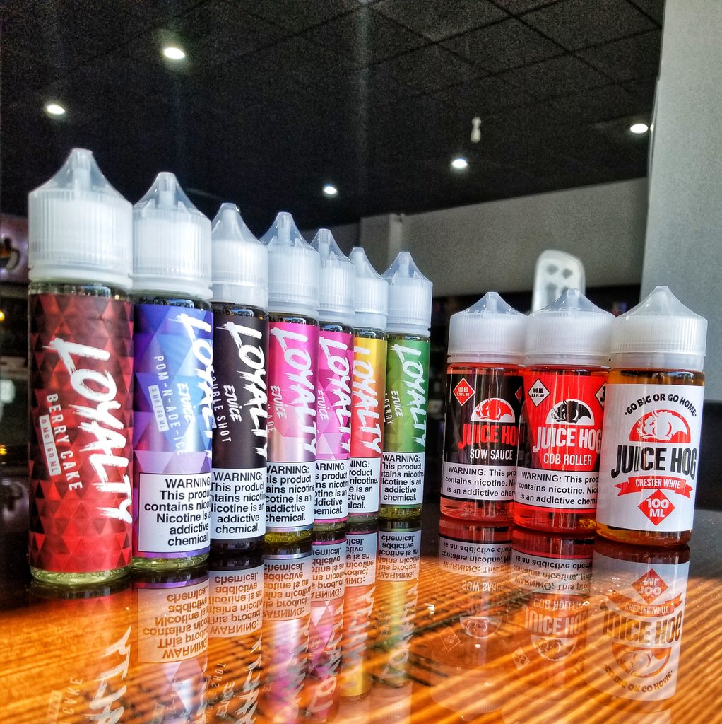 ClevelandVape's tweet photo. Juice Deal of the Day !! 
Today we have the Loyalty &amp; Juice Hog lines on sale, stop in and grab two bottles from either of the lines &amp; save 20% OFF BOTH!!! *MUST MENTION THIS AD IN-STORE TO RECEIVE 20% OFF* #flavorssavelives https://t.co/q6cQmRxN4R