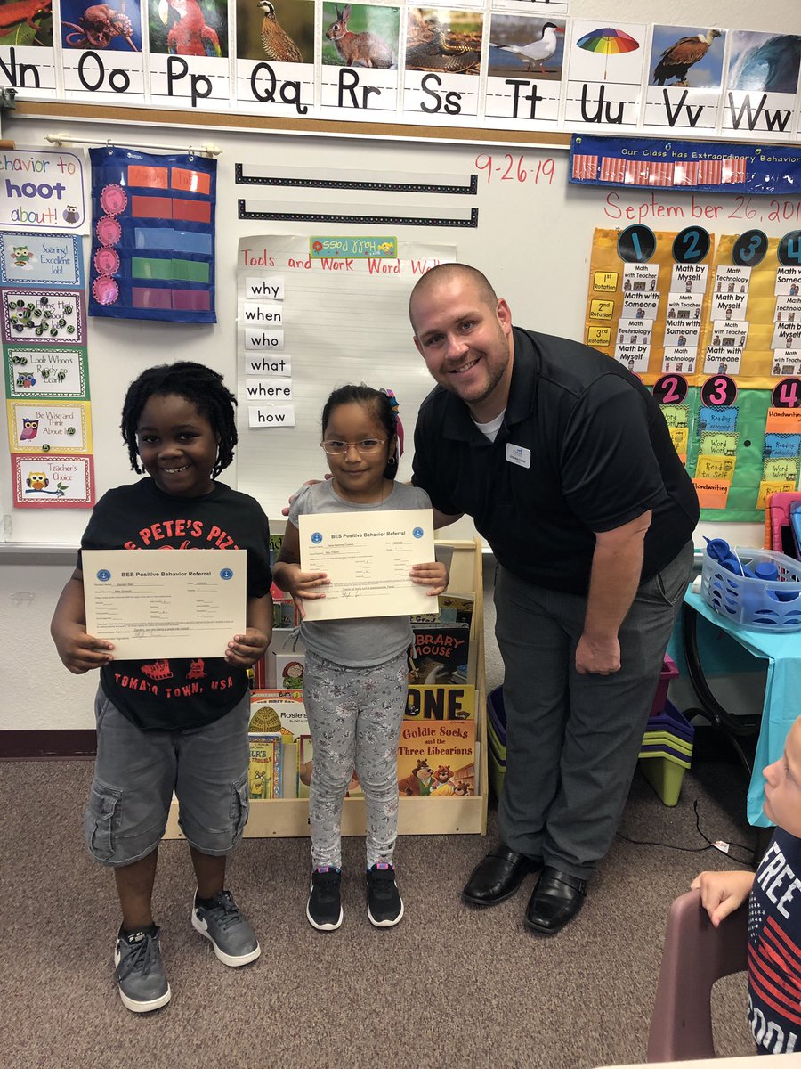 Paola and Jayden shine in First Grade! Way to be role models guys! #sailandprevail