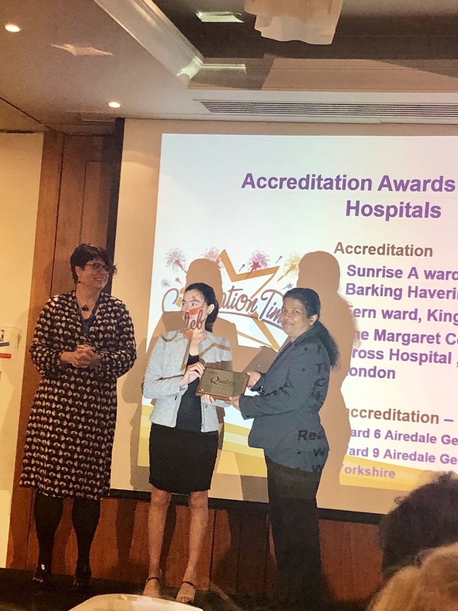 Proud to represent @BHR_hospitals @GSFCentre  conference & receiving GSF accreditation award #TeamFern & Sunrise A🥇@HalfordKathryn @elderlybhrut @EOLCbhrut1 @mclemey @hevwri40