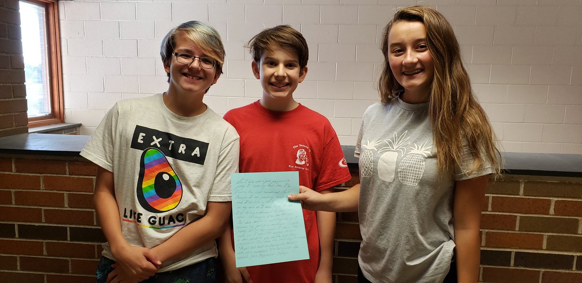 EmmonsCathy's tweet photo. @Hersheys @RutaSepetys @wmscats Honors 8 had a lot of fun practicing imagery w/ #yorkpeppermintpatties in preparation for writing a #shoestory. #salttothesea inspired one group's piece of writing...something Alfred could have written Hannelore. #theshoestellthestory #classwinners https://t.co/ND1BelFWBm