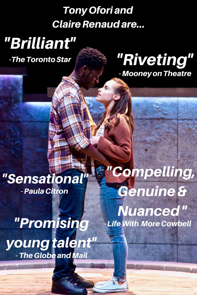 obsidiantheatre's tweet photo. Tony Ofori and Claire Renaud are BLOWING PEOPLE AWAY! You just have to see it for yourselves folks.
Only TWO MORE chances to do so- Saturday 8pm and Sunday 2pm. #ActuallyTO #theaTO #ClosingWeekend #MustSee
@HGJewishTheatre @MeridianArtsCtr
Tickets: https://t.co/h3T5FgJ7HR https://t.co/omIGSSVCdz