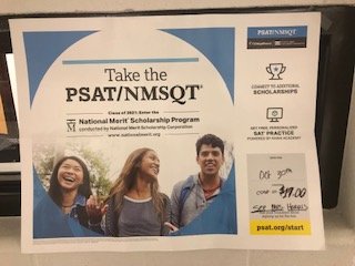 11th graders the PSAT is October 30 see Mrs. Harris to register.  11th and 12th graders check out the college reps coming to West!