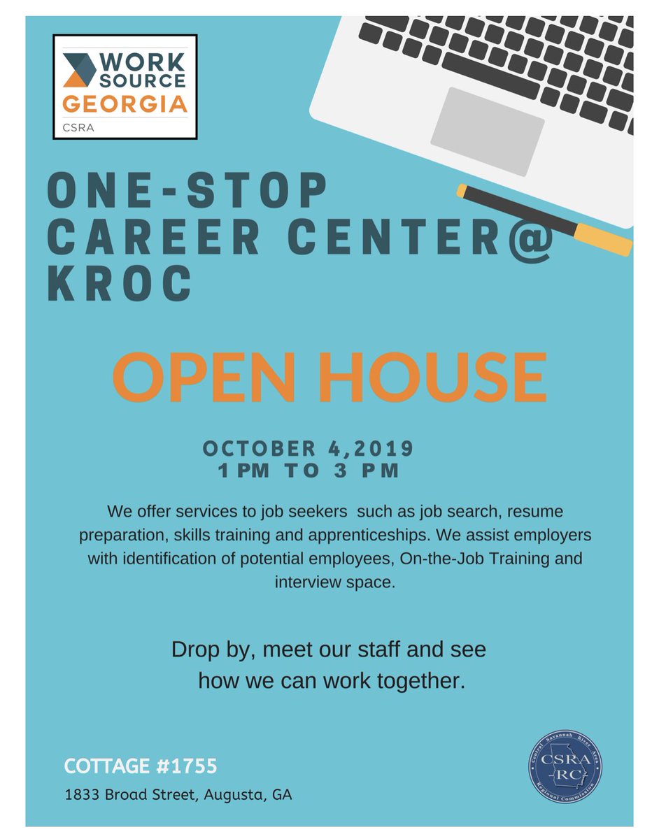 Join us for an Open House at our new Kroc Location!