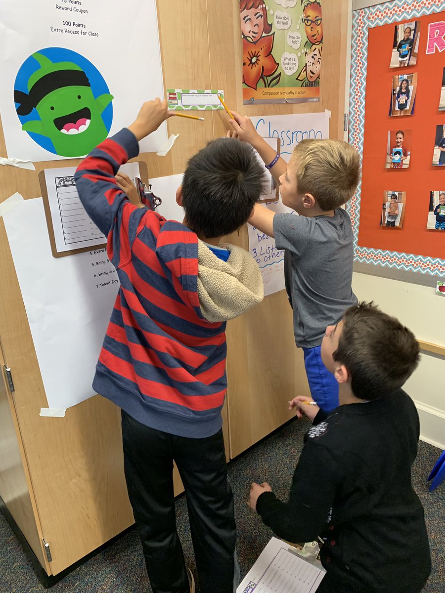 ChaboraMs's tweet image. Practing our math skills from the week with a scavenger hunt!