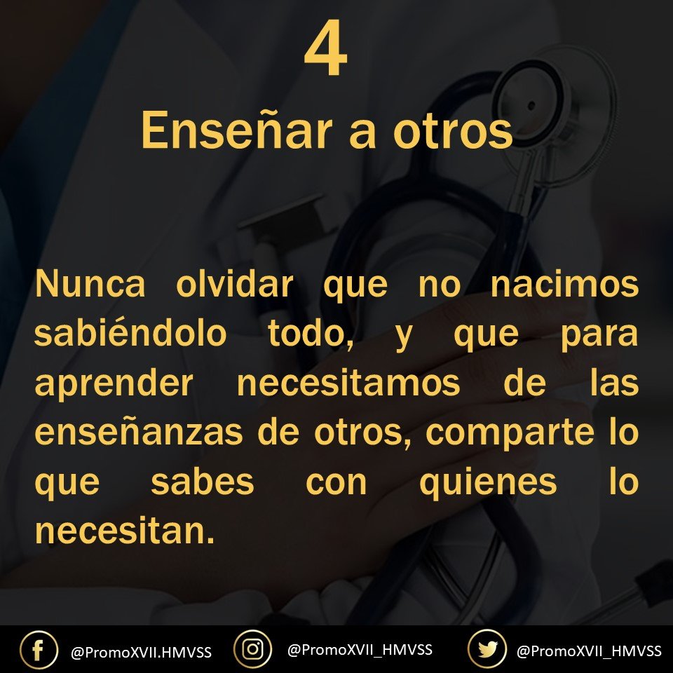 PromoXVII_HMVSS's tweet photo. (2/2) "Un buen profesional no trata una enfermedad, sino a la persona que la padece"
Moshé Maimónides
Médico y filósofo del Judaismo Mediaval.
#HabitosDeUnBuenMedico #PromoXVIIUNERG #SomosPromoV #HMVSS #Promo2020 #Medicina #MedicosEnProceso  #Caracas #Venezuela #CadaDiaFaltaMenos https://t.co/8QTTYzJyDg