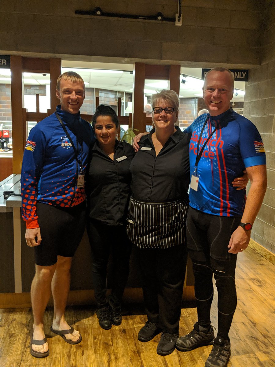 SaanichPoliceA's tweet photo. Thanks to @BCRCMP and #ExecutiveHotel for the great hospitality in #Chilliwack at #PacificRegionTrainingCentre.
Today we are off for a 160km ride through #Abbotsford #MapleRidge #TriCities #Vancouver #Richmond
@AbbyPoliceDept @SaanichPolice @TransitPolice @WestVanPolice https://t.co/gvUCjf3eBc