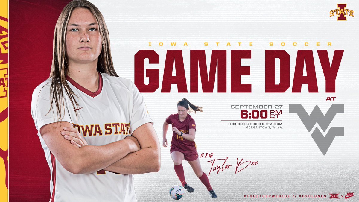 cycloneSCR's tweet photo. 🚨 GAME DAY 🚨

🆚 West Virginia
⏰ 6:00 p.m. CT
📍 Morgantown, W. Va.
🏟️ Dick Dlesk Stadium
💻 https://t.co/fpfyeLDoQr
📊 https://t.co/Sl6AF3t8b3

#TogetherWeRise https://t.co/ern58ktA1i