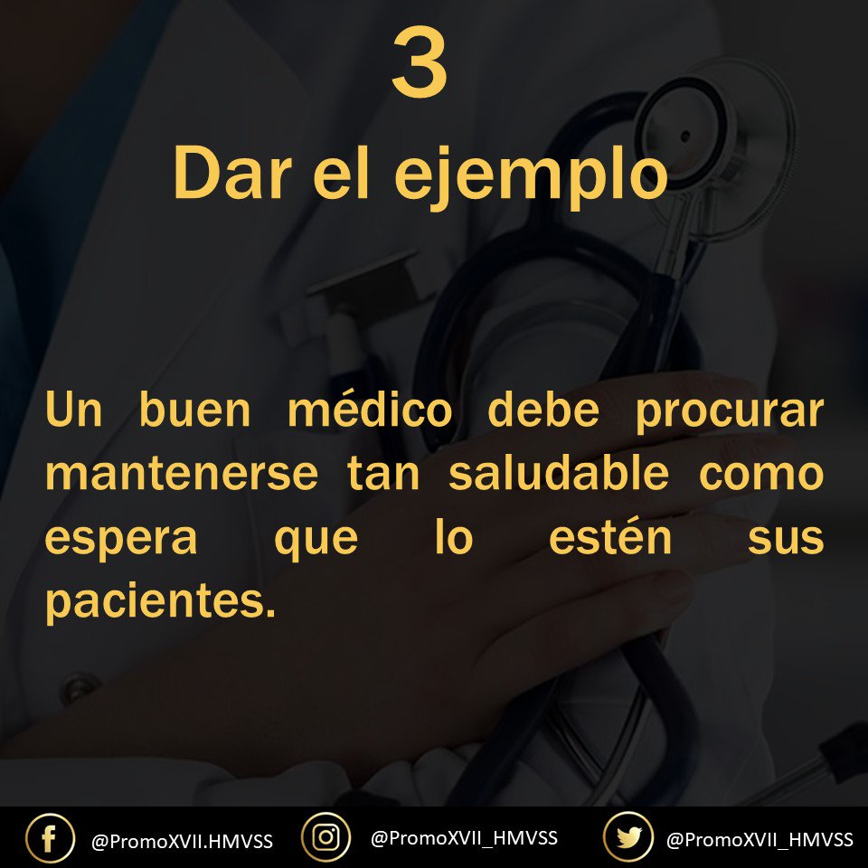 PromoXVII_HMVSS's tweet photo. "Un buen profesional no trata una enfermedad, sino a la persona que la padece"
Moshé Maimónides
Médico y filósofo del Judaismo Mediaval .
#HabitosDeUnBuenMedico #PromoXVIIUNERG #SomosPromoV #HMVSS #Promo2020 #Medicina #MedicosEnProceso  #Caracas #Venezuela #CadaDiaFaltaMenos https://t.co/br2Lk2PYRE