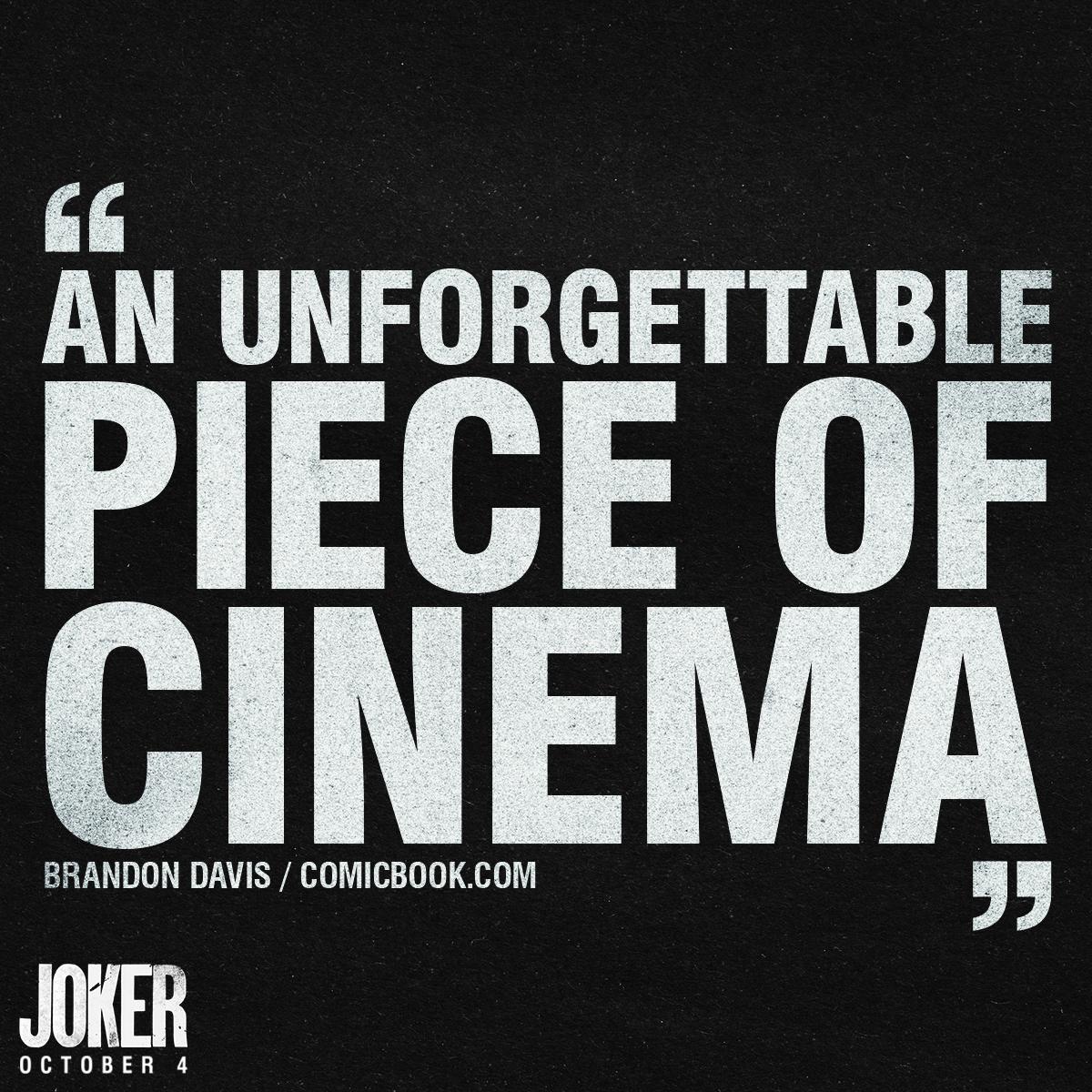 Tickets available now: Fandango.com/JokerMovie #JokerMovie