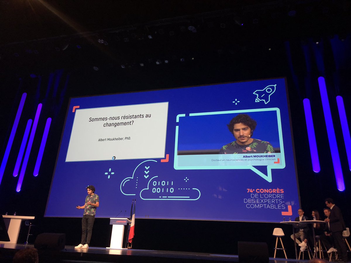 Albert Moukheiber, Docteur en neurosciences et psychologue, nous aide à élargir notre champ de réflexion en cette fin de #CongrèsOEC