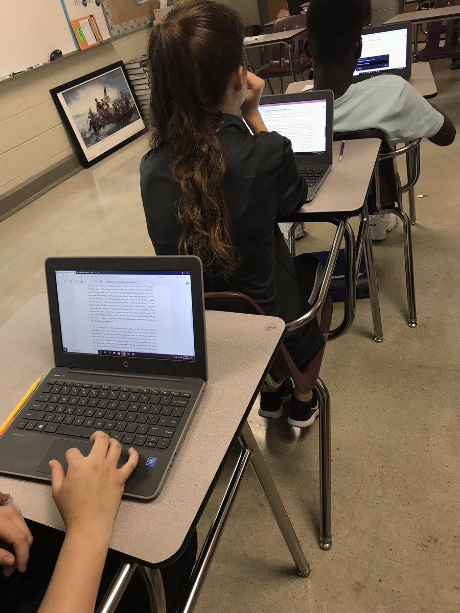 spatterwestga's tweet image. Silent sustained reading with text-dependent questions &amp;amp; instant feedback using #activelylearn #tkam #beyourbest #everystudentprepared #greatdayinSCC @sccboe  @ScchsSaints #SSR #ela