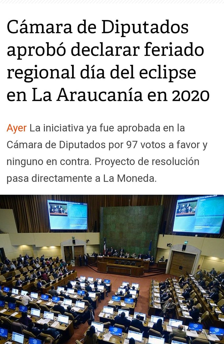 pcayuqueo's tweet photo. En tiempo récord y por un "eclipse". Mientras tanto el feriado de #WeTripantu o por Dia Nacional de Pueblos Indígenas lo llevamos esperando hace tres décadas 🤦🏻‍♂️ https://t.co/tKiQnHoC3f
