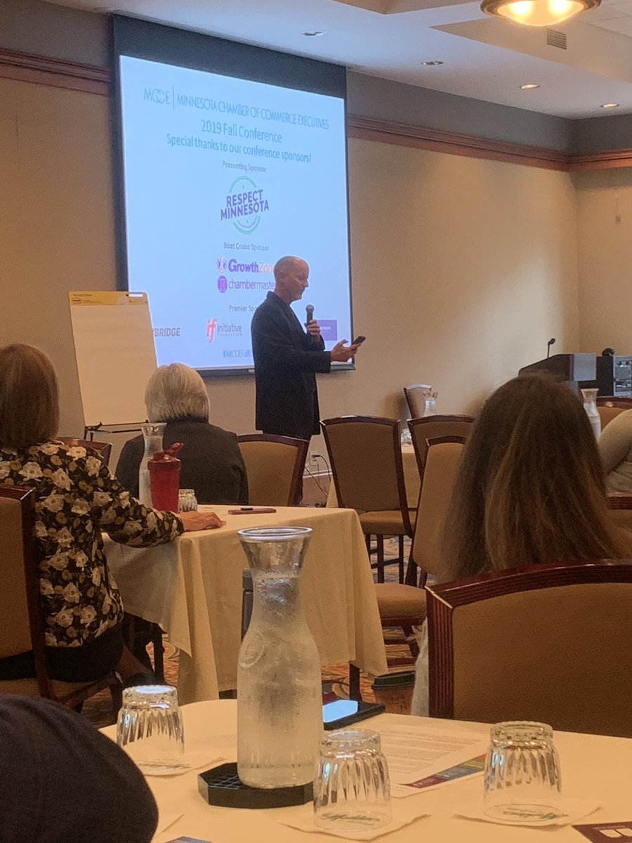 BruceMnRetail's tweet photo. Great to hear Senate Majority Leader @paulgazelka in @BrainerdLakes discussing legislative issues before local chamber leaders. #mccefallconference @MnRetailers_  @MNChamExecs @MN_Chamber https://t.co/nknkUeaXHv
