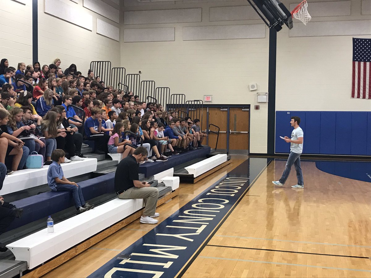 Pumped to have Erwin’s own <a href="/gavin_whitson/">Gavin Whitson</a> talking to our 6th and 7th grade students today about his experience on <a href="/survivorcbs/">SURVIVOR</a>