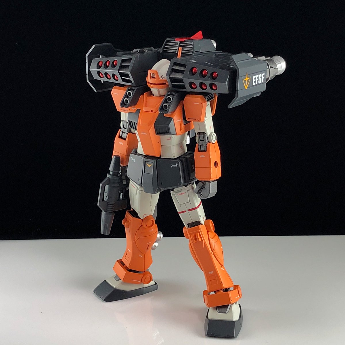 雪丸 Hg 1 144 ジム インターセプトカスタム フェロウ ブースター装備 完成しました スタイルを少しだけ弄ってカラーリングを変えました やっぱりブースター装備はいい ガンプラ T Co 7jz4k9oh2p Twitter