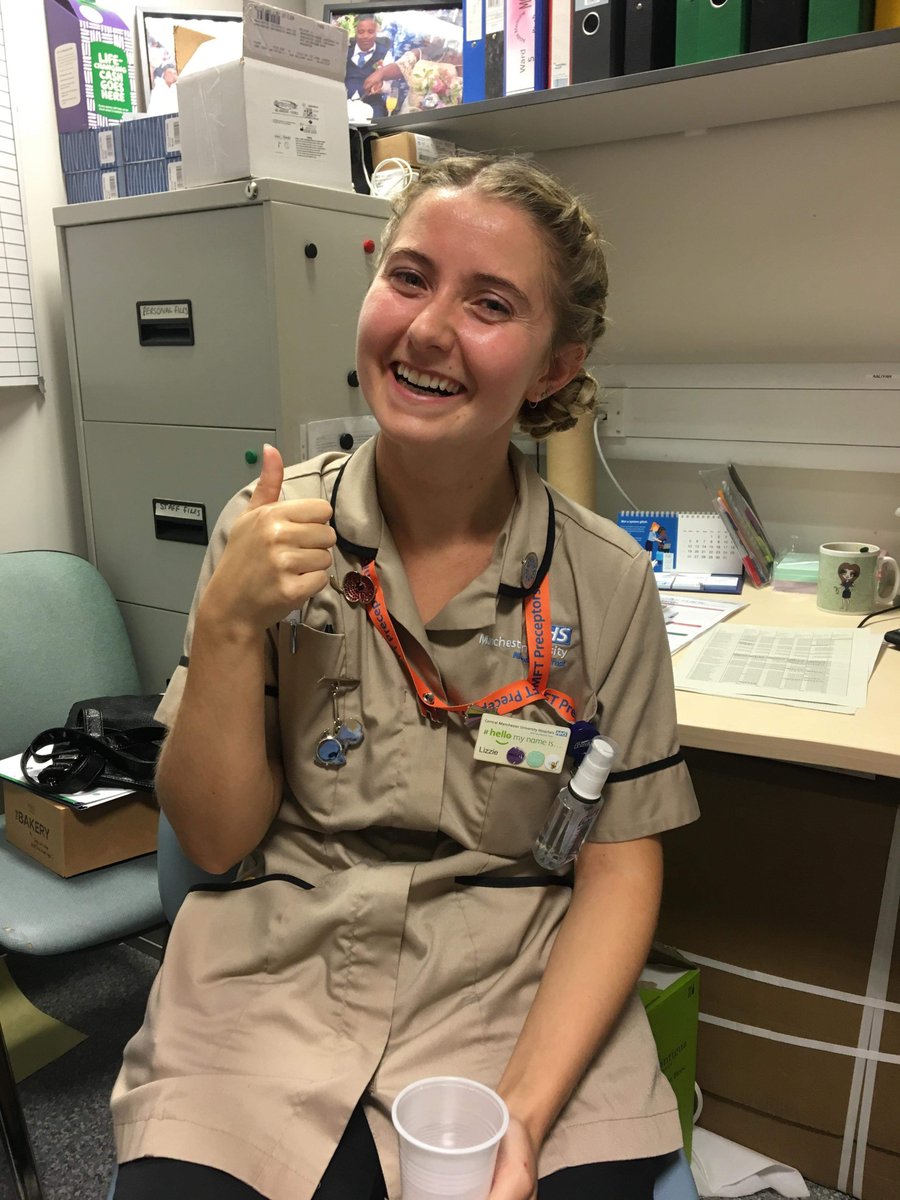 Congratulations to Lizzie our Nursing associate who has secured a place on her masters nursing program