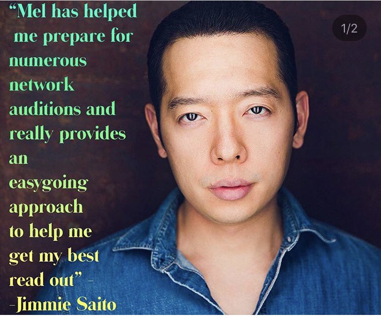 MelMackStudio's tweet photo. SWIPE #flashbackfriday 🎉Congrats and shoutout to 
@JimmieSaito on his success on @Sweetbitter_STZ !Thank you for your kind words!😃#savedbythemel •
•
•
#breakdowns #actnow #talentalert #castingcall #actorsaccess #backstage https://t.co/Zdly4qaP1H