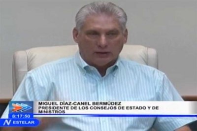 El mandatario cubano, Miguel Díaz-Canel, presidió una reunión con autoridades para conocer la marcha del proceso de informatización de la sociedad en el turismo y otros servicios. <a href="/DiazCanelB/">Miguel Díaz-Canel Bermúdez</a> #Cuba #Guantanamo venceremos.cu/guantanamo-cub…