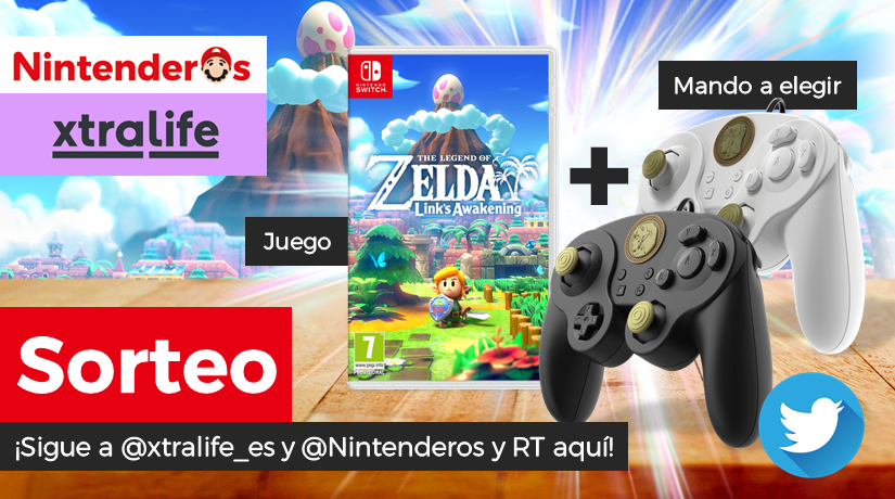 Nintenderos's tweet image. ¡Sorteamos una copia de Zelda: Link&apos;s Awakening + Mando Pro de Link o Zelda!

➡️ Sigue a @xtralife_es y @Nintenderos 
➡️ RT aquí

¡Suerte! - nintenderos.com/2019/09/sortea…