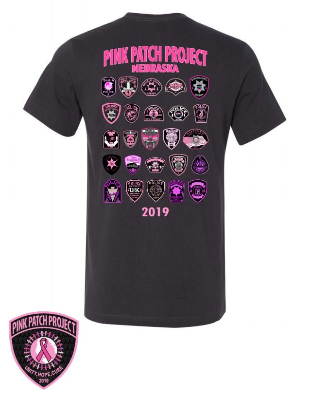 We are kicking off our #PinkPatchProject today! 26 NE law enforcement agencies are participating. A record number for us! Join us for a press conference at the Cancer Survivor's Park, 1111 N 105 St at 10:30 am. Hereditary Cancer Foundation is offering on-site genetic testing #OPD