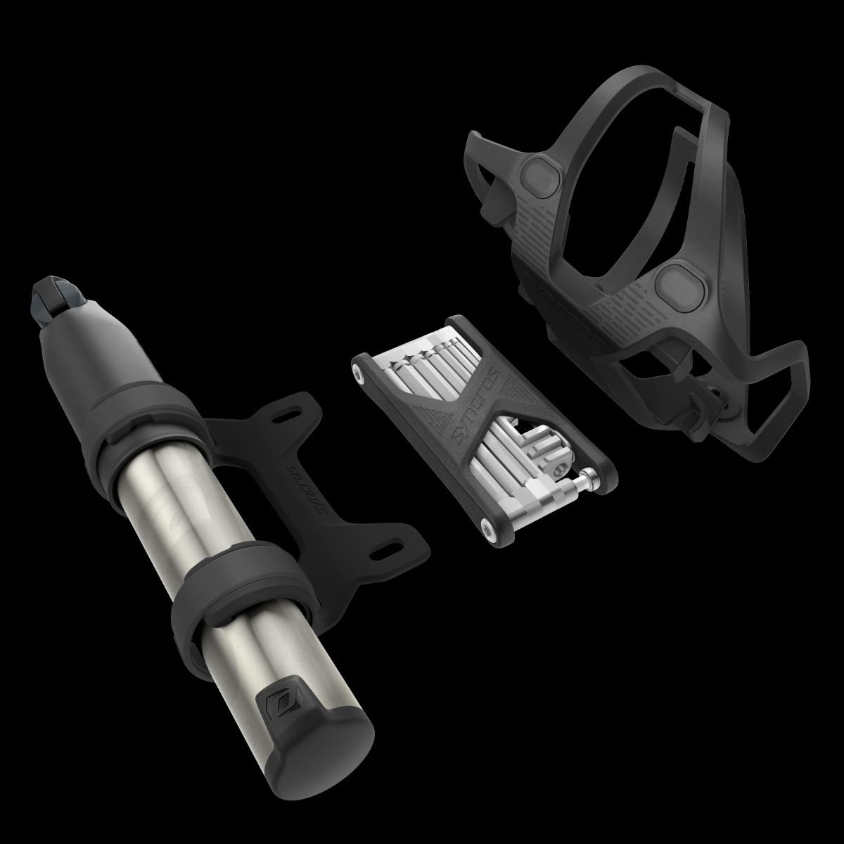 SyncrosBike's tweet photo. A multi-tool, bottlecage and pump or CO2 combined on your bike at all times. There for when you need it. Syncros iS Tailor Cage.
#Syncros #integratedstorage #iSTailorCage https://t.co/drpNn2t69i