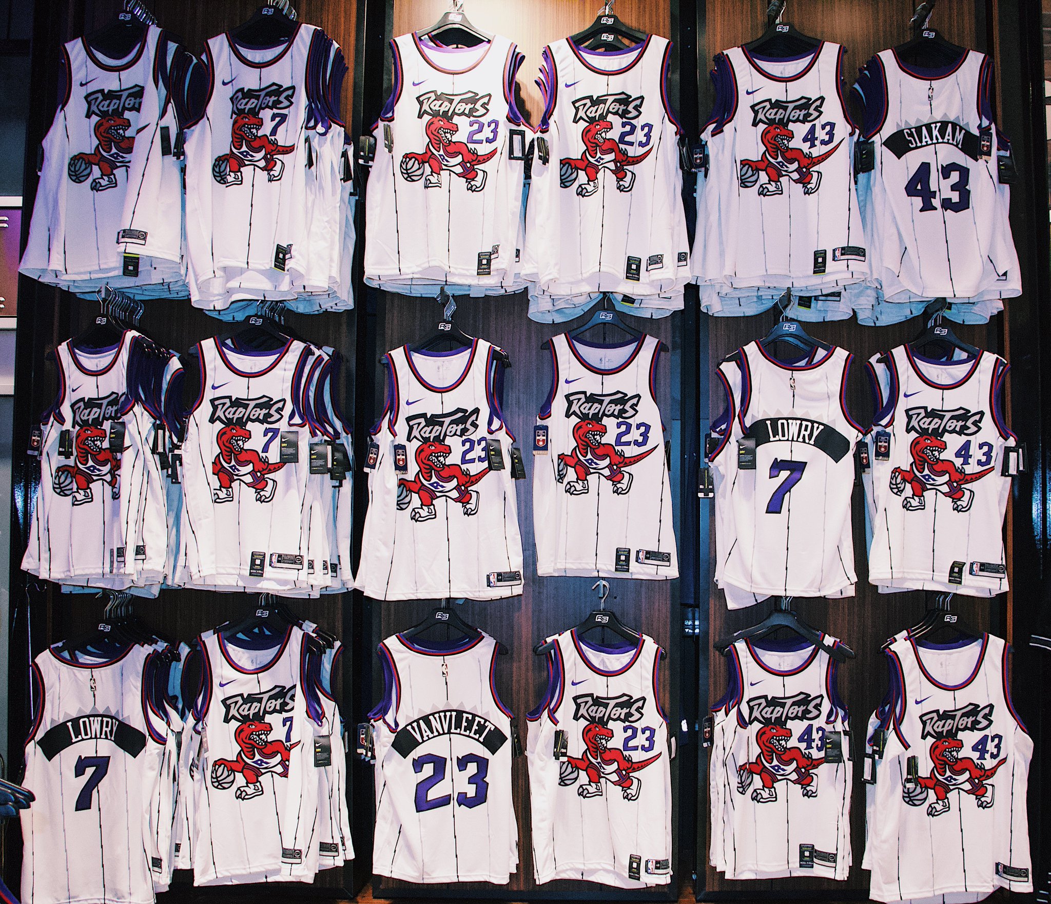 toronto raptors all jerseys