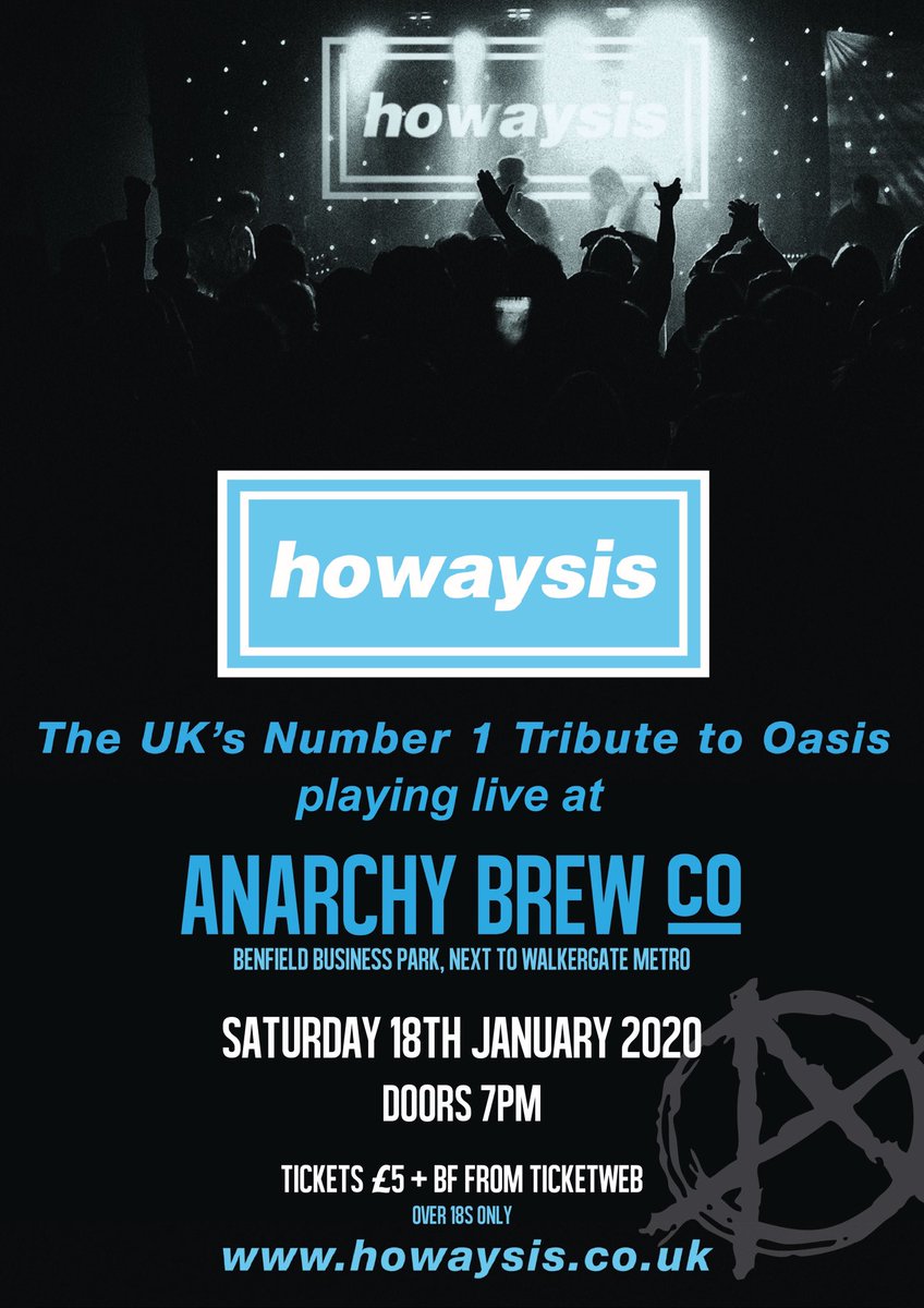 We’ve been listening to your feedback, and have a tribute band coming up every month (with ticket prices kept to a fiver). 

First up for 2020 is <a href="/Howaysis/">Howaysis</a> - tickets on sale now from  ticketweb.uk/event/howaysis…