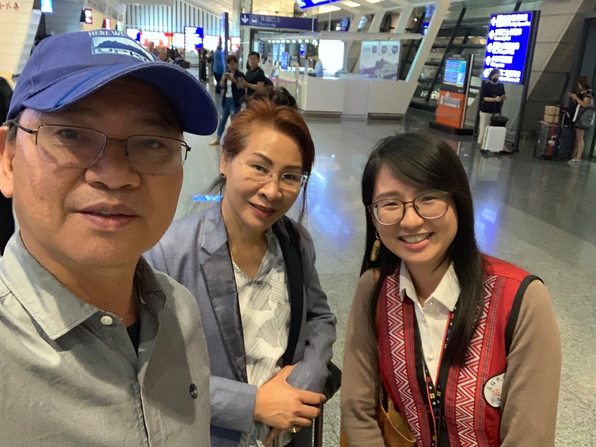 madiustangau's tweet photo. Landed safely in Taipei otw to Palau to attend the International Austronesian Language Revitalisation Forum organised by the Council of #Indigenous Peoples of Taiwan. ⁦@UPKOMalaysia⁩ #UPKOPresident ⁦@UPKOTuaran⁩ #herewithyou https://t.co/ahJyKK9XiC