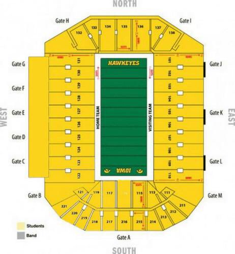 Kinnick Seating Chart 2019