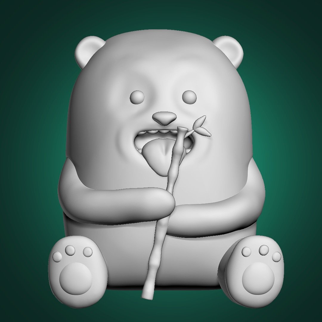 macu945's tweet photo. Catching up! Day 24 of #sculptember2019! Day 24 is Cute! @Cubebrush @GameArtsSchool @realSculptember #sculptember #3d #3dart #3dartist #zbrush #pixologic #digitalsculpt #digitalart #cg #cgi #stylized #3dpanda #stylizedpanda #cute #stylized3d https://t.co/GVhNLqH9Xw
