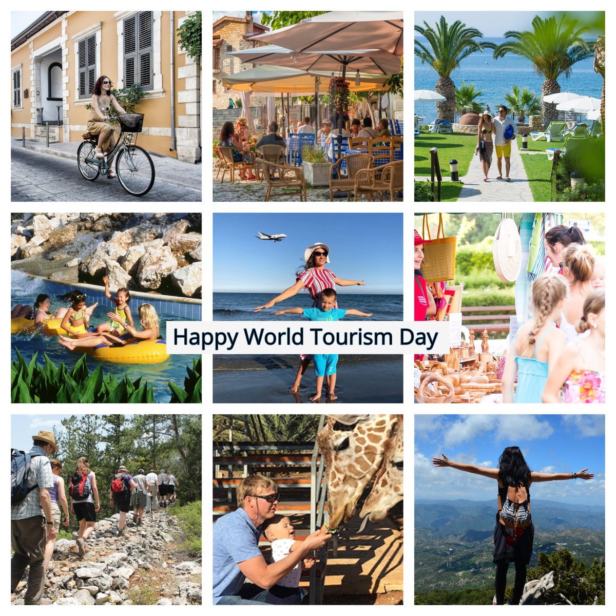 CyprusAeropolis's tweet photo. Happy World #Tourism Day everyone 😊

Tourism contributes towards complete growth and development of a country. https://t.co/1uJJfwC2Kl

We look forward to welcoming you all in #Cyprus an island for all seasons!
#Tourism #Cyprus #Celebration #VisitCy #ExploreCy #Aviation #Travel https://t.co/zVNHSCAxbW