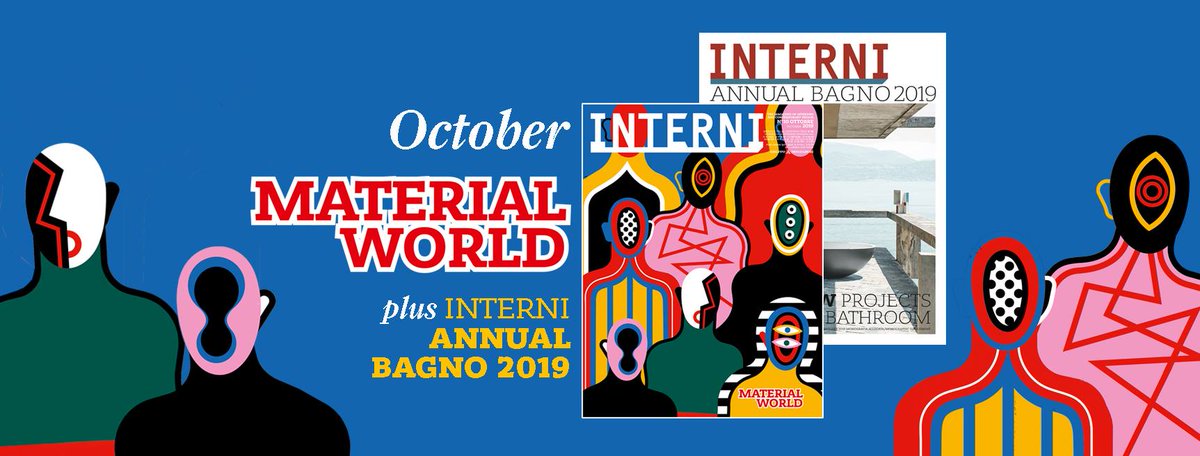 INTERNIMagazine's tweet photo. Interni Ottobre è in edicola con allegato Annual Bagno 2019 https://t.co/XqeK4PHU3v https://t.co/h3fE7tRTt2