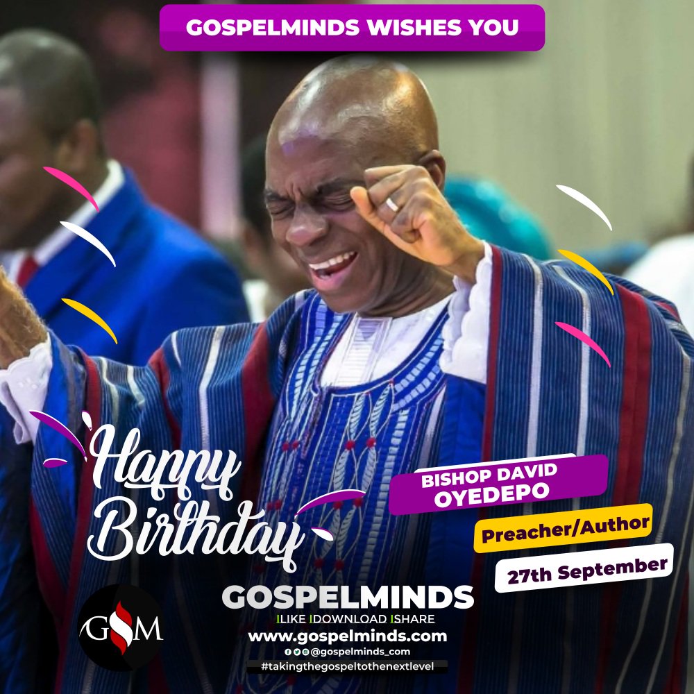 TODAY HAPPY!! Bishop David Oyedepo Celebrate His 65th Birthday  