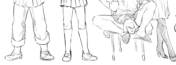 ※女装絵※
ごつい足がいっぱいww 
