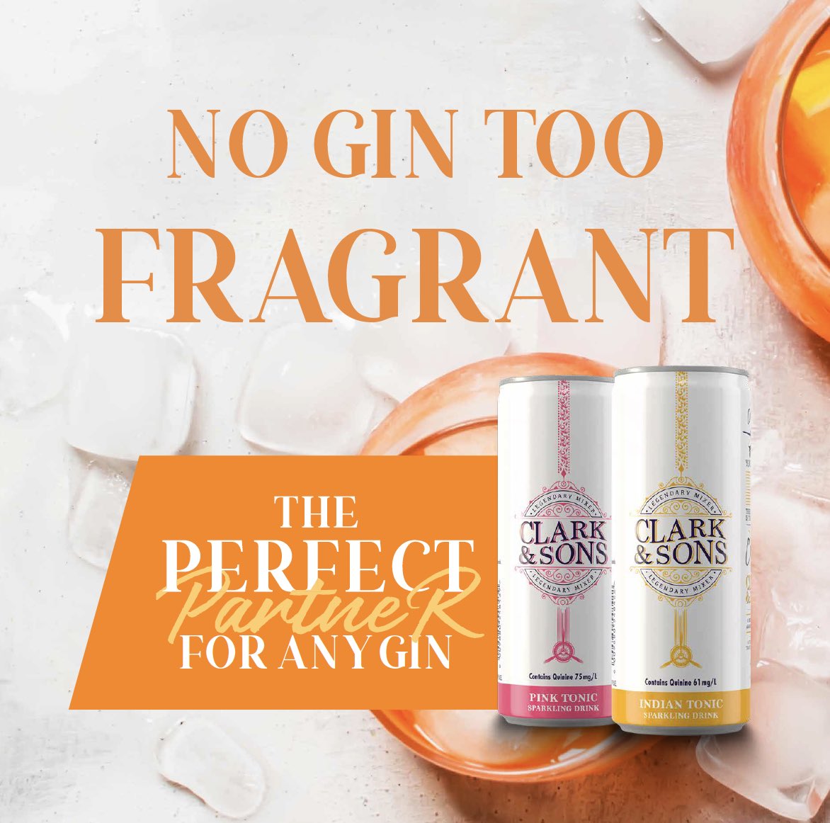 ClarkandSons_'s tweet photo. Enjoy your weekend with the Perfect Partner. No Gin too Fragrant. No Gin too Wild. No Gin too Crafty. 🍹
#ThePerfectPartner https://t.co/uoOC4GB6ww