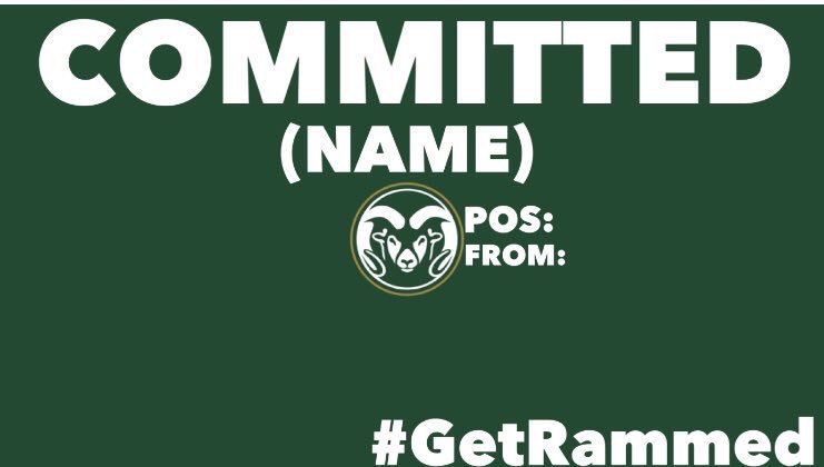 ColoradoStateF1's tweet image. Who wants to #GetRammed with us