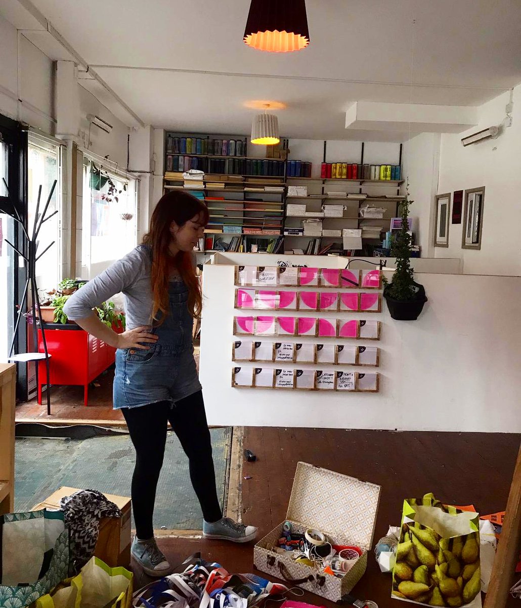 Setting up for tomorrow. Yes tomorrow. So much stuff!