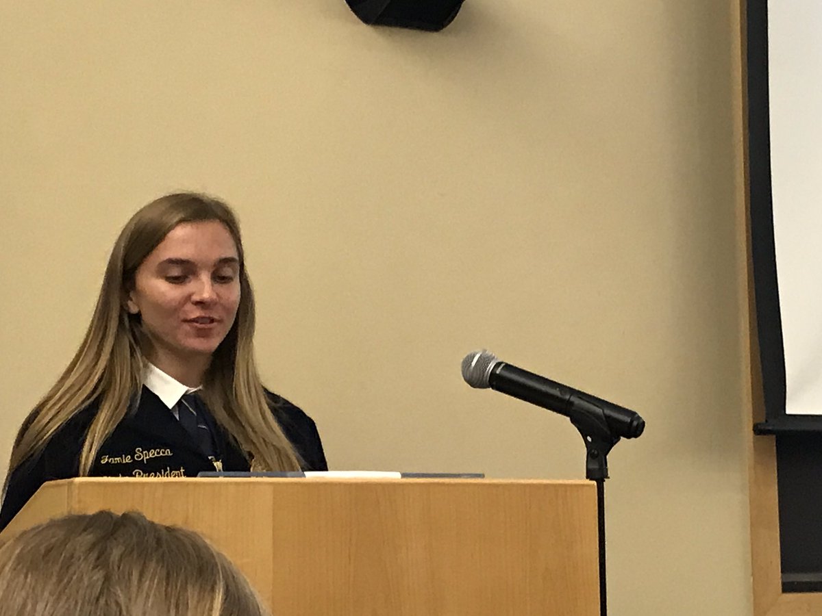 NBMiddleFFA's tweet photo. She’s a Northern Alum, @NJFFA State President and simple Specca-tacular & bringing greetings to #NJFallAgEd #NBNation #YourStoryYourLegacy https://t.co/66HiAlZIZ7