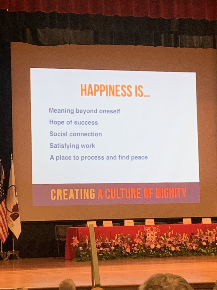 MsEmily_class's tweet photo. “We are living in a culture that says this doesn’t matter... that is why we are so miserable.” -Rosalind Wiseman #triassociation2019 https://t.co/Xgd9g4l1Yp