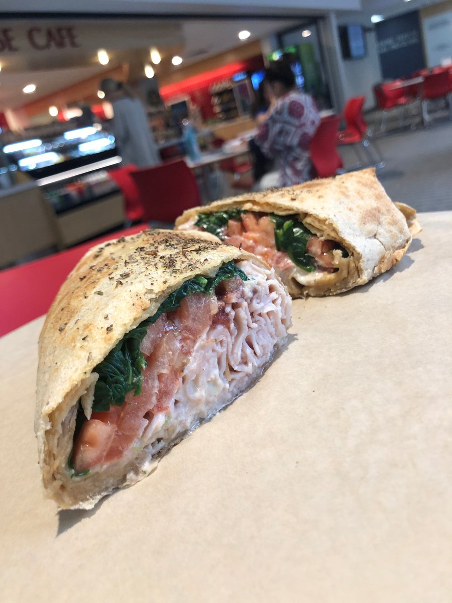DeSalesDining's tweet photo. Protein Power Day at the Pulse Café. #20gramsofprotein in the @Mindful_Sodexo Twisted Turkey Wrap. #DeSalesDining https://t.co/txfyLclu0O